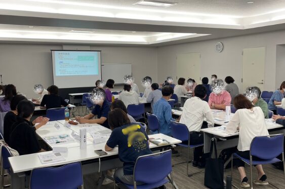 東川口行政センターで実施した民生委員向け高齢者防災講習の会場風景